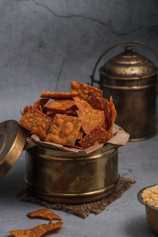 Moong Dal Crackers Fried